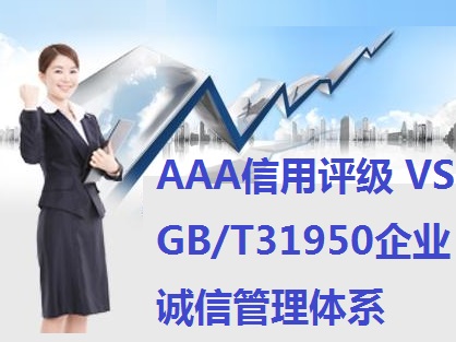 AAA信用评级 VS GB/T31950企业诚信管理体系